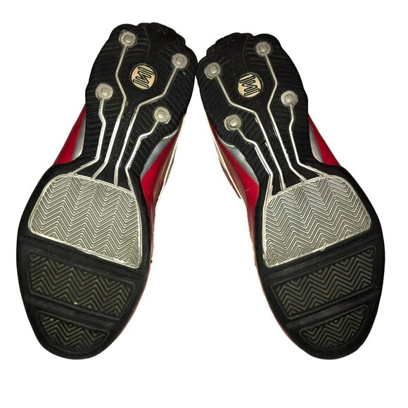 NIKE SHOES SHOX ELITE FLIGHT SIZE 7.5 RED WHITE 352335-991 BASKETBALL MENS - Picture 4 of 9